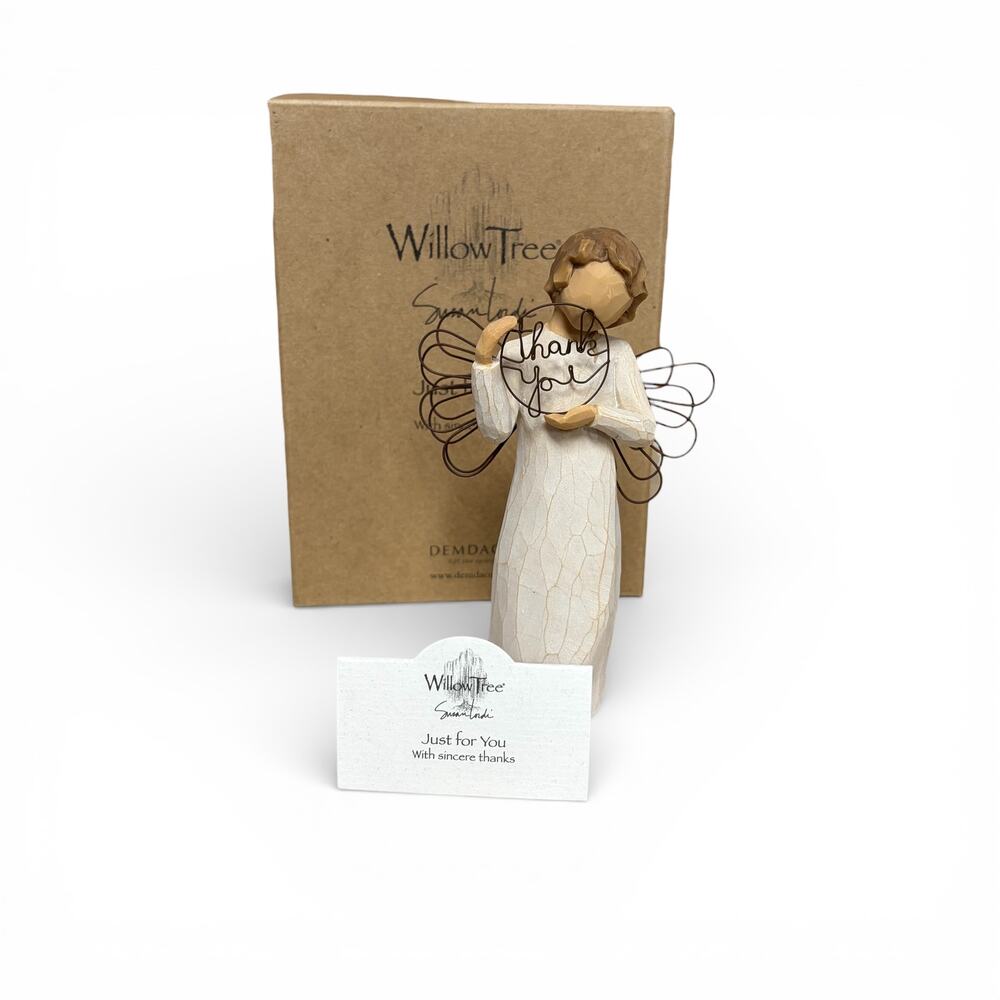 Willow Tree 'Just for You' Demdaco Angel 5 1/2" Thank You Susan Lordi 2005